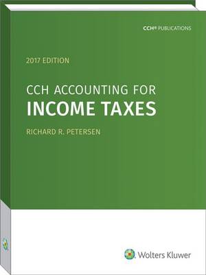 Book cover for Cch Accounting for Income Taxes, 2017 Edition