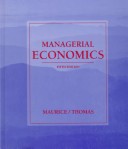 Book cover for Managerial Economics