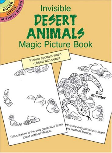 Book cover for Invisible Desert Animals Magic Pict