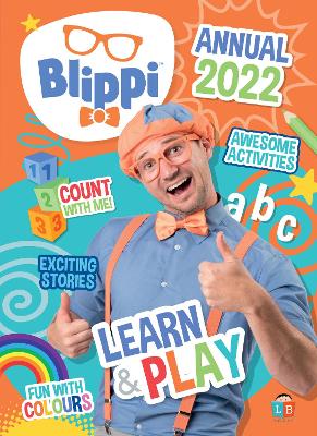 Book cover for Blippi Official Annual 2022