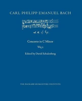 Book cover for Concerto in C Minor, Wq 5