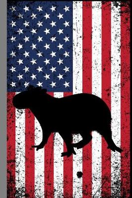 Book cover for Capybara USA Flag