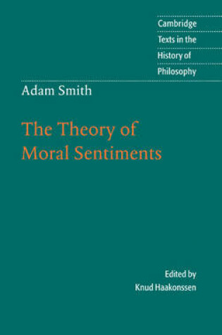 Cover of Adam Smith: The Theory of Moral Sentiments