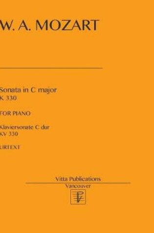 Cover of W. A. Mozart. Sonata in C major KV 330