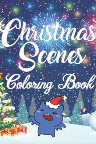 Cover of Christmas Scenes Coloring Book