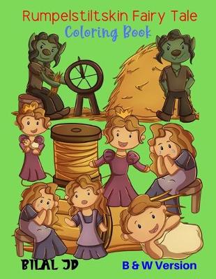 Book cover for Rumpelstiltskin Fairy Tale Coloring Book