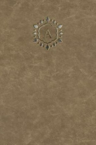 Cover of Monogram "A" Grid Sketchbook