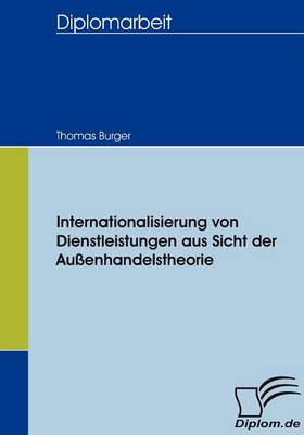 Book cover for Internationalisierung von Dienstleistungen aus Sicht der Außenhandelstheorie