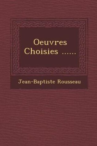 Cover of Oeuvres Choisies ......