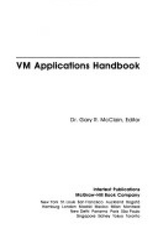 Cover of Virtual Machine Applications Handbook