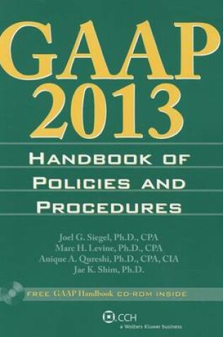 Cover of GAAP Handbook of Policies and Procedures (W/CD-ROM) (2013)