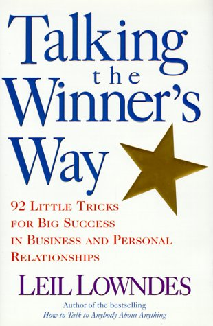 Book cover for Talking the Winners Way Hard