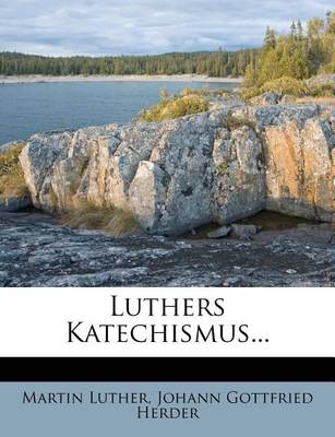Book cover for Luthers Katechismus.