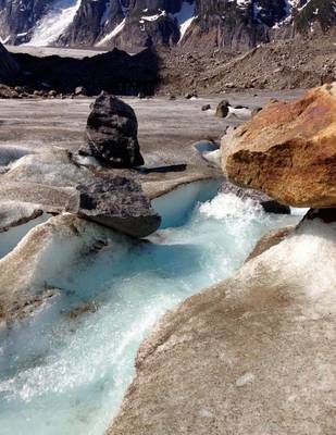 Book cover for Jumbo Oversized Fresh Glacier Water Flowing