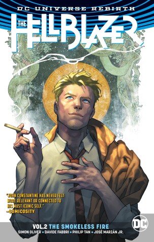 Book cover for The Hellblazer Vol. 2: The Smokeless Fire (Rebirth)