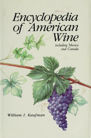 Book cover for Ency of Amer Wine C