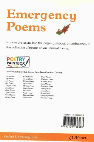 Cover of Emergency Poems