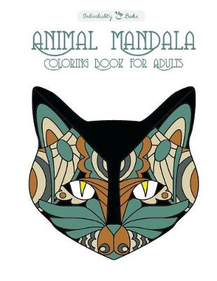 Book cover for Animal Mandala Coloring Book for adults