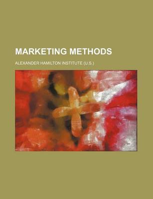 Book cover for Marketing Methods