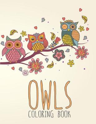 Book cover for Owls Coloring Book