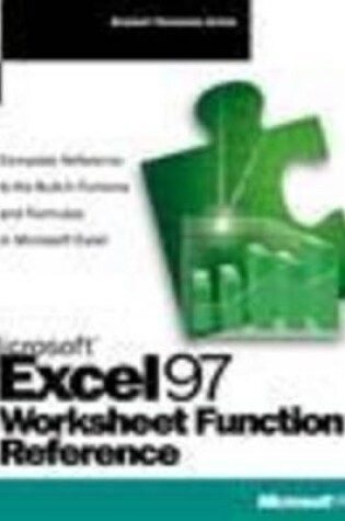 Cover of Microsoft Excel Worksheet Function Reference