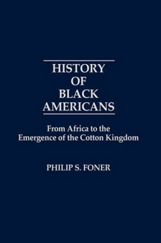 Cover of History of Black Americans