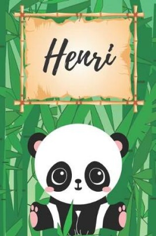 Cover of Henri Notizbuch Panda / Malbuch / Kritzelbuch / Tagebuch / Journal / DIN A5 / Geschenke