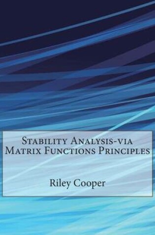 Cover of Stability Analysis-Via Matrix Functions Principles