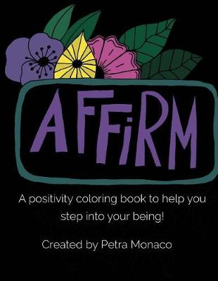 Book cover for Affirm Yourself Coloring Book