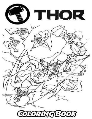 Book cover for Thor Coloring Book