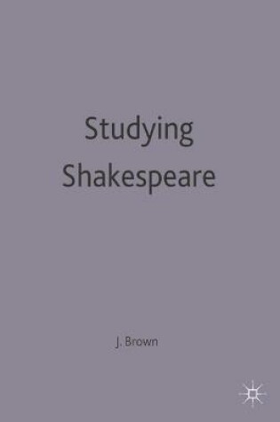 Cover of Studying Shakespeare
