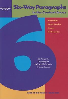 Book cover for Six-Way Paragraphs in the Content Areas: Introductory