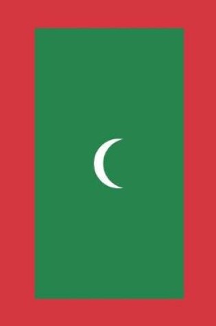 Cover of Maldives Travel Journal - Maldives Flag Notebook - Maldivian Flag Book