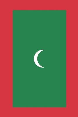 Book cover for Maldives Travel Journal - Maldives Flag Notebook - Maldivian Flag Book