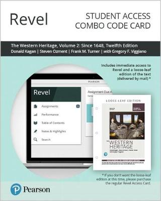 Book cover for Revel for the Western Heritage, Volume 2 -- Combo Access Card