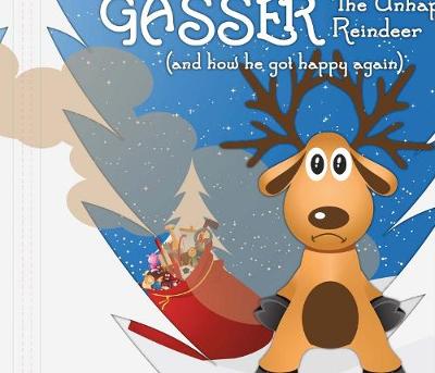 Book cover for Gasser the Unhappy Reindeer