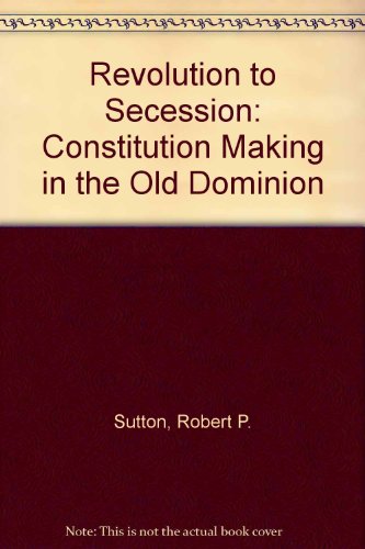 Book cover for Revolution to Secession