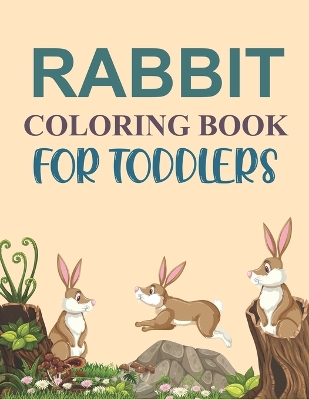 Book cover for Rabbit Coloring Book For Toddlers