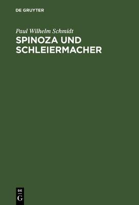 Book cover for Spinoza Und Schleiermacher