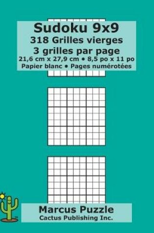 Cover of Sudoku 9x9 - 318 Grilles vierges