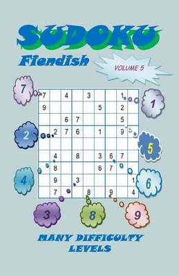 Book cover for Sudoku Fiendish, Volume 5