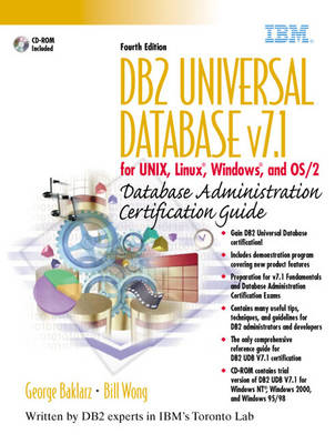 Book cover for DB2 Universal Database v7.1 for UNIX, Linux, Windows and OS/2 Database Administration Certification Guide