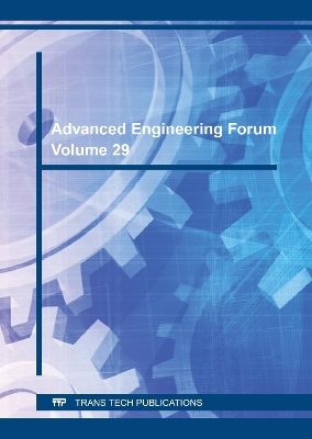 Cover of Advanced Engineering Forum Vol. 29