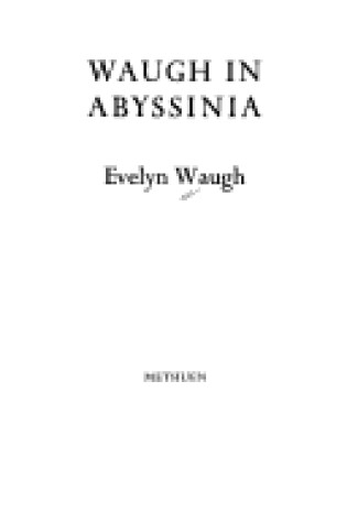 Cover of Waugh in Abyssinia