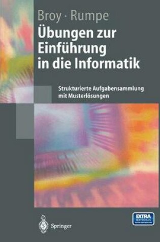 Cover of Bungen Zur Einf Hrung in Die Informatik