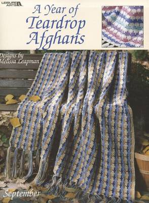 Book cover for A Year of Teardrop Afghans