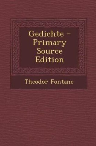 Cover of Gedichte