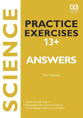 Book cover for Science Practice Exercises 13+ Answer Book