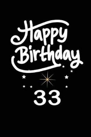 Cover of Happy birthday 33