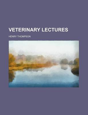 Book cover for Veterinary Lectures